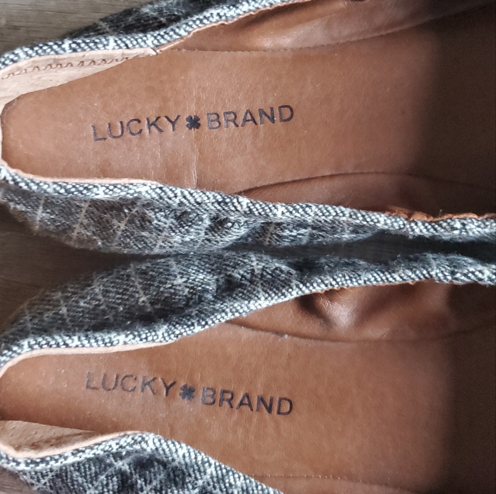 Lucky Brand Emmie Tweed Flats - Picture 8 of 10